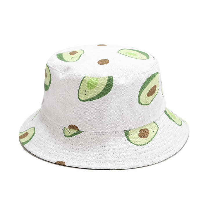 Wholesale Avocado Double Sided Bucket Hat JDC-FH-LvYi014