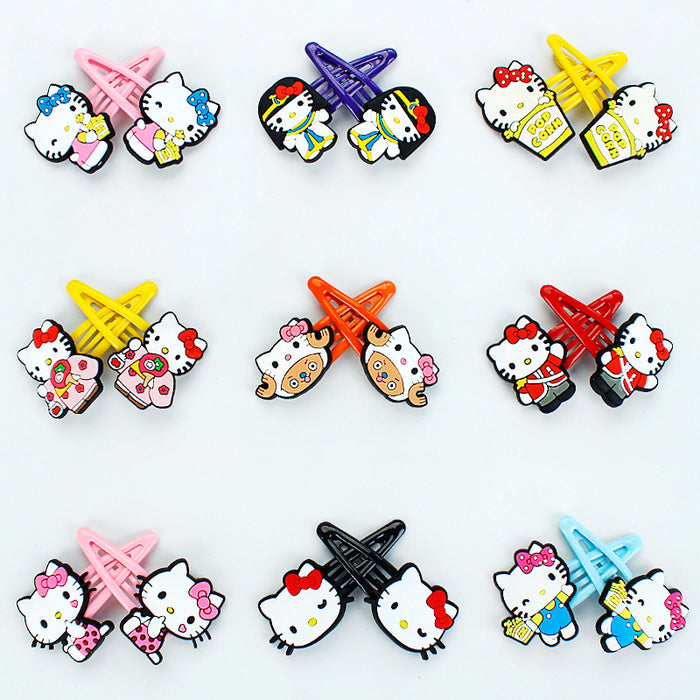 Wholesale Hair Clips PVC Metal Cute Cartoon Kids (M) JDC-HC-ZhongJ009