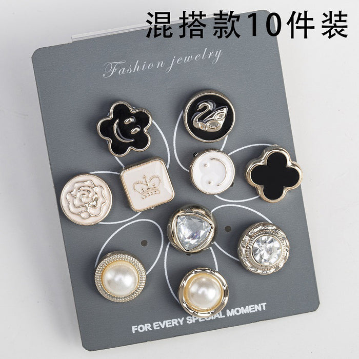 Wholesale Brooch Anti-glare Pearl Small Pin Fixed Clothes Artifact MOQ≥2 JDC-BC-BiG002