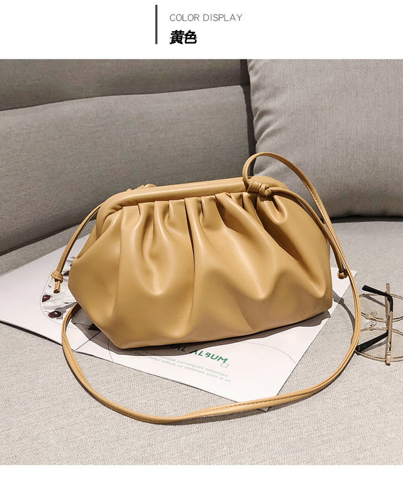 Jewelry WholesaleWholesale Western Style Shoulder Bag Simple Fashion Cloud Bag JDC-SD-Nuon005 Shoulder Bags 诺诺 %variant_option1% %variant_option2% %variant_option3%  Factory Price JoyasDeChina Joyas De China