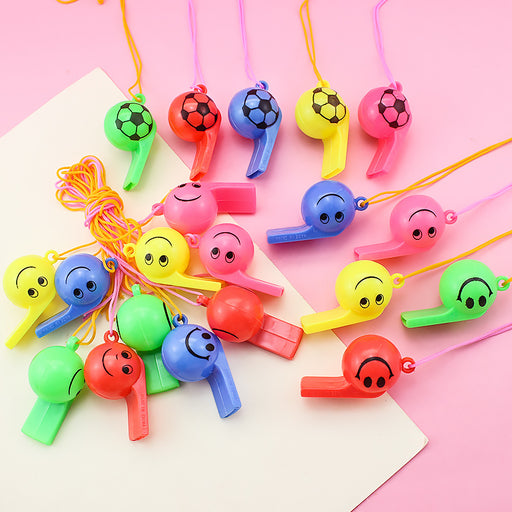 Jewelry WholesaleWholesale smiley face children color plastic whistle JDC-FT-SUF006 fidgets toy 苏帆 %variant_option1% %variant_option2% %variant_option3%  Factory Price JoyasDeChina Joyas De China