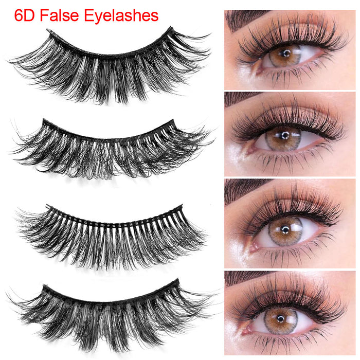 Jewelry WholesaleWholesale 6D Multilayer Handmade Black Terrier Simulation Thick Eyelashes JDC-EY-DXue003 Eyelahses 丹雪 %variant_option1% %variant_option2% %variant_option3%  Factory Price JoyasDeChina Joyas De China