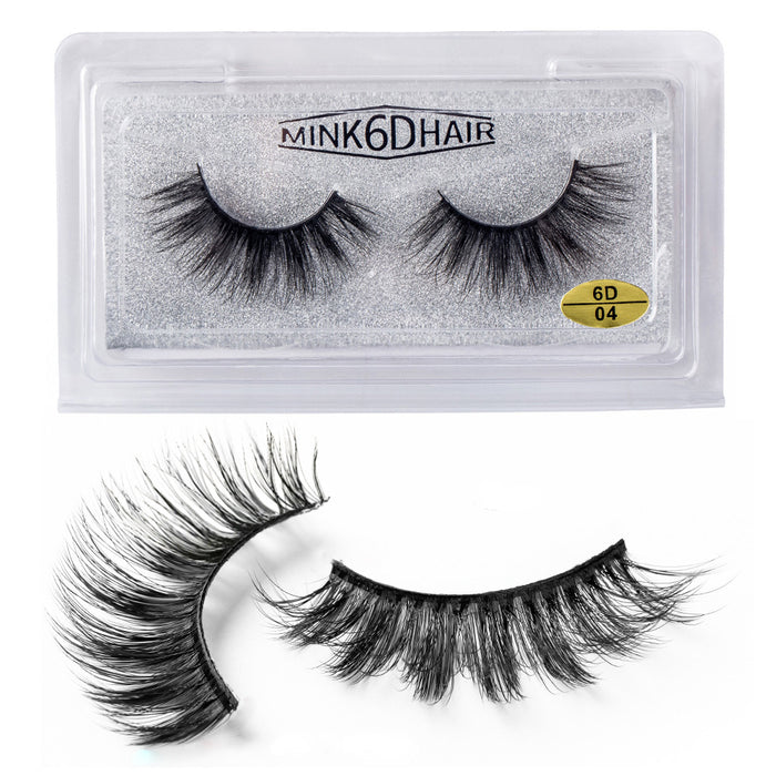 Jewelry WholesaleWholesale 6D Multilayer Handmade Black Terrier Simulation Thick Eyelashes JDC-EY-DXue003 Eyelahses 丹雪 %variant_option1% %variant_option2% %variant_option3%  Factory Price JoyasDeChina Joyas De China