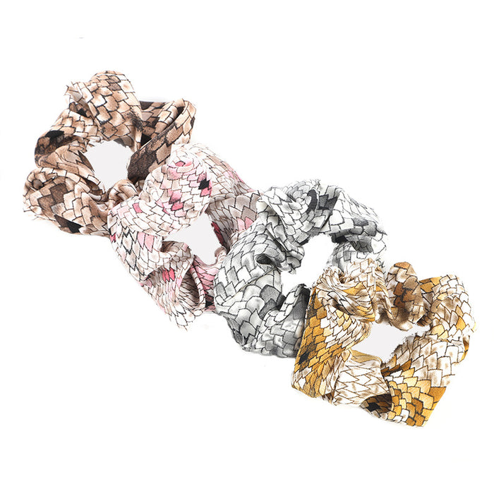 Wholesale Snake Fabric Hair Scrunchies JDC-HS-YYang003