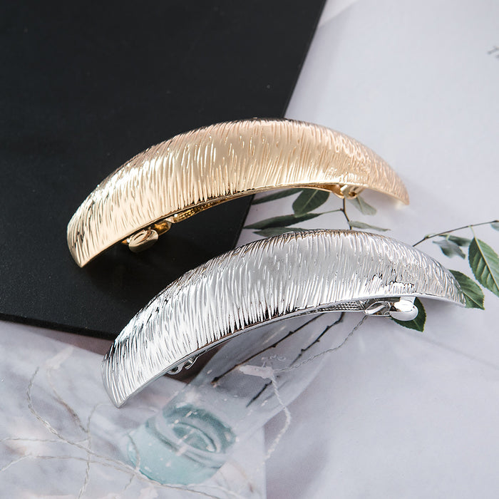 Wholesale Hair Clips Alloy Curved Spring Clips MOQ≥2 JDC-HC-Jingjie004