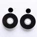 Jewelry WholesaleWholesale acrylic retro circle earrings JDC-ES-XUEP013 Earrings 雪帕 %variant_option1% %variant_option2% %variant_option3%  Factory Price JoyasDeChina Joyas De China