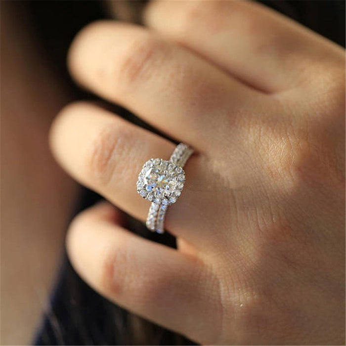 Jewelry WholesaleWholesale full diamond eight hearts eight arrows alloy ring JDC-RS-Saip004 Rings 赛蒲 %variant_option1% %variant_option2% %variant_option3%  Factory Price JoyasDeChina Joyas De China