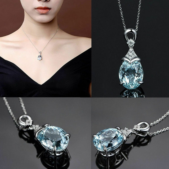 Jewelry WholesaleWholesale diamond colored gemstone pendant necklace JDC-NE-Saip024 Necklaces 赛蒲 %variant_option1% %variant_option2% %variant_option3%  Factory Price JoyasDeChina Joyas De China