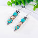 Jewelry WholesaleWholesale vintage betel crystal long turquoise earrings JDC-ES-saip043 Earrings 赛蒲 %variant_option1% %variant_option2% %variant_option3%  Factory Price JoyasDeChina Joyas De China