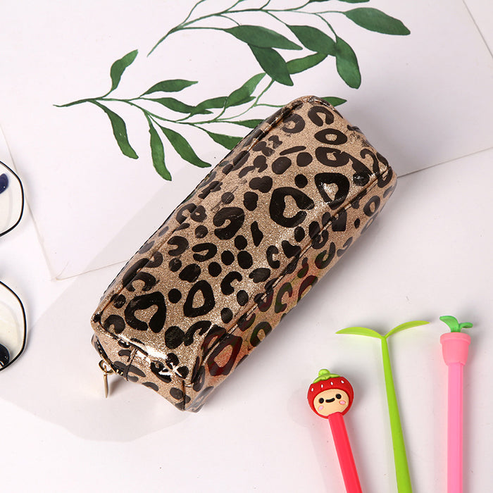 Wholesale Pen Bag PVC Leopard Print Corn Storage Bag MOQ≥2 JDC-PC-FaMi004