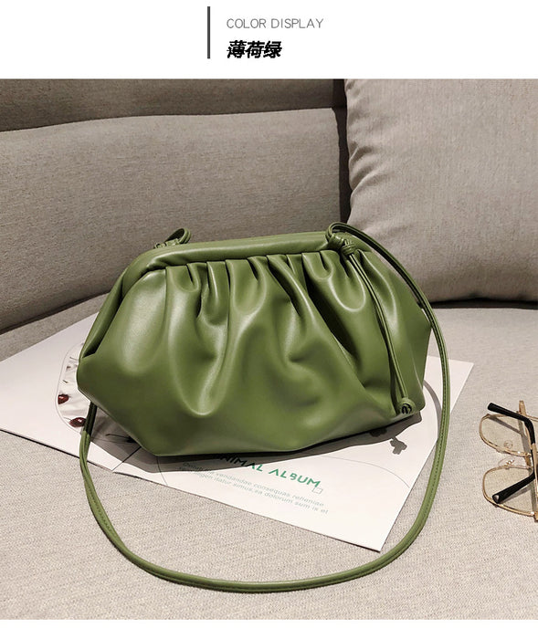 Jewelry WholesaleWholesale Western Style Shoulder Bag Simple Fashion Cloud Bag JDC-SD-Nuon005 Shoulder Bags 诺诺 %variant_option1% %variant_option2% %variant_option3%  Factory Price JoyasDeChina Joyas De China