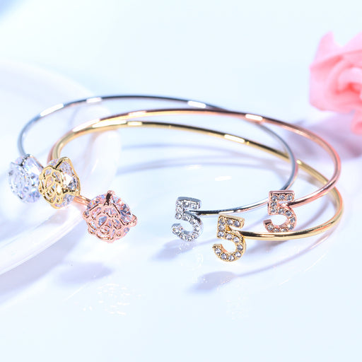 Jewelry WholesaleWholesale adjustable Rose crystal opening women's Bracelet JDC-BT-ChengH001 Bracelet 晨辉 %variant_option1% %variant_option2% %variant_option3%  Factory Price JoyasDeChina Joyas De China