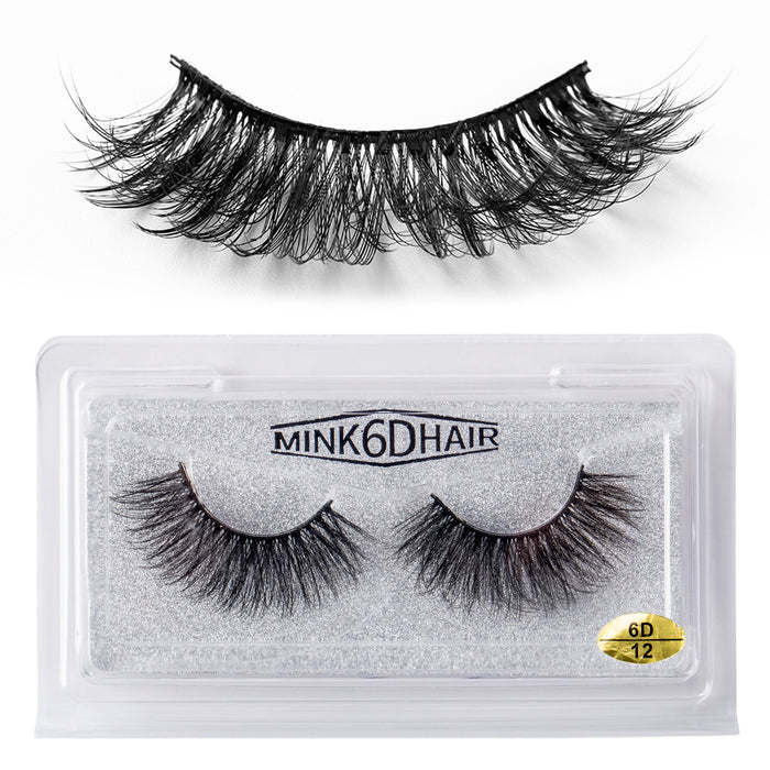 Jewelry WholesaleWholesale 6D Multilayer Handmade Black Terrier Simulation Thick Eyelashes JDC-EY-DXue003 Eyelahses 丹雪 %variant_option1% %variant_option2% %variant_option3%  Factory Price JoyasDeChina Joyas De China