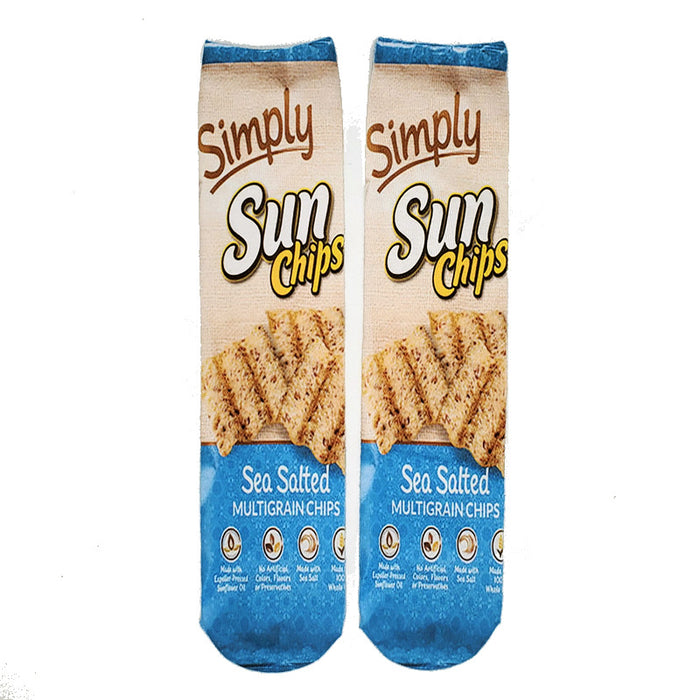 Wholesale Socks Cotton Chips Food Printing Stockings JDC-SK-ZYZ001