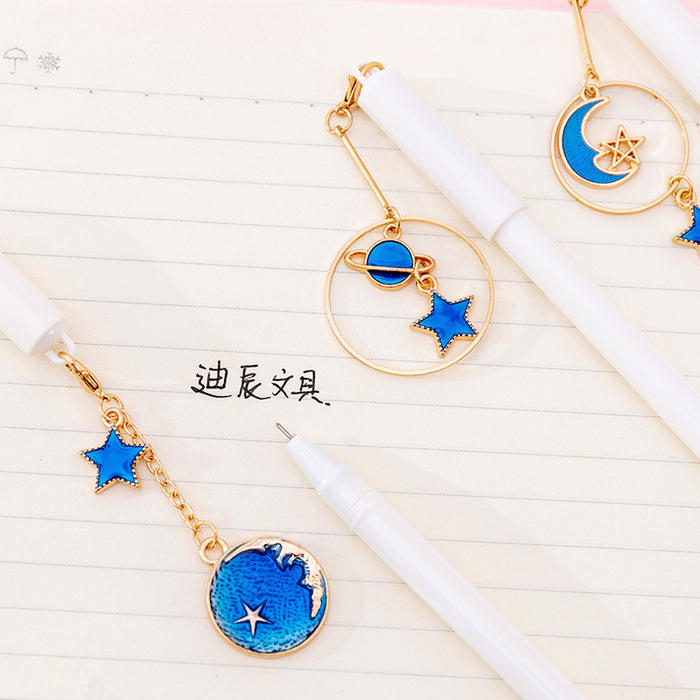 Wholesale Planet Star Pendant Plastic Ballpoint Pen JDC-BP-Dichen001