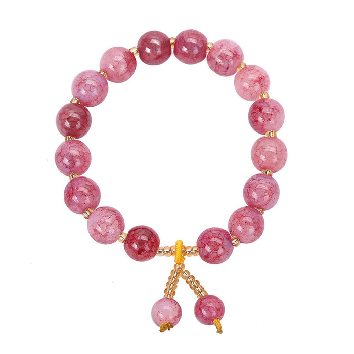 Wholesale Fresh Crystal Ladies Bracelet  Round Beads JDC-BT-liming001