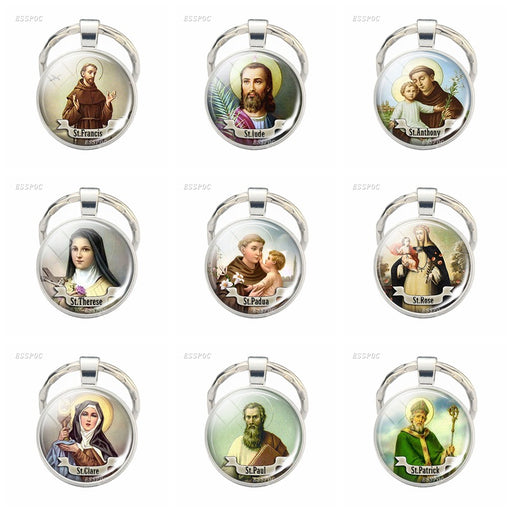 Jewelry WholesaleWholesale keychain catholic jewelry pendant MOQ≥2 JDC-KC-ZaoY006 Keychains 造忆 %variant_option1% %variant_option2% %variant_option3%  Factory Price JoyasDeChina Joyas De China