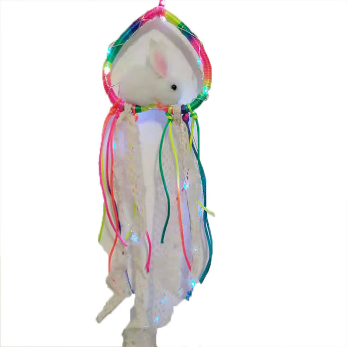 Wholesale Dream Catcher Metal Bunny Wind Chime JDC-DC-ML008