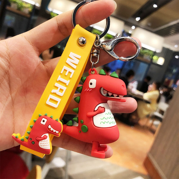 Wholesale cute little dinosaur doll doll key pendant JDC-KC-LeZ013