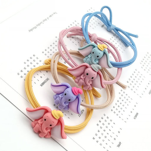 Jewelry WholesaleWholesale knotted high elastic rubber band dinosaur Dumbo Hair Scrunchies （F) JDC-HS-ZJia005 Hair Scrunchies 珍徍 %variant_option1% %variant_option2% %variant_option3%  Factory Price JoyasDeChina Joyas De China