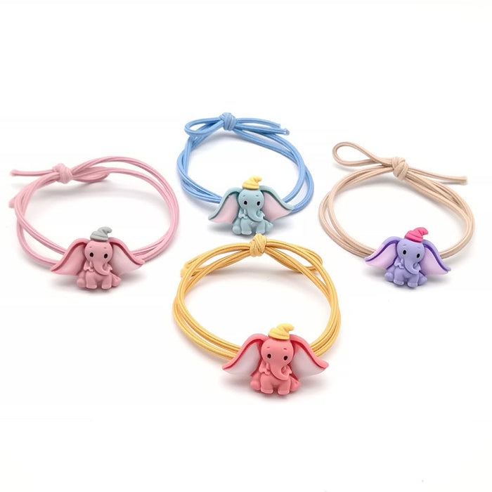 Jewelry WholesaleWholesale knotted high elastic rubber band dinosaur Dumbo Hair Scrunchies （F) JDC-HS-ZJia005 Hair Scrunchies 珍徍 %variant_option1% %variant_option2% %variant_option3%  Factory Price JoyasDeChina Joyas De China