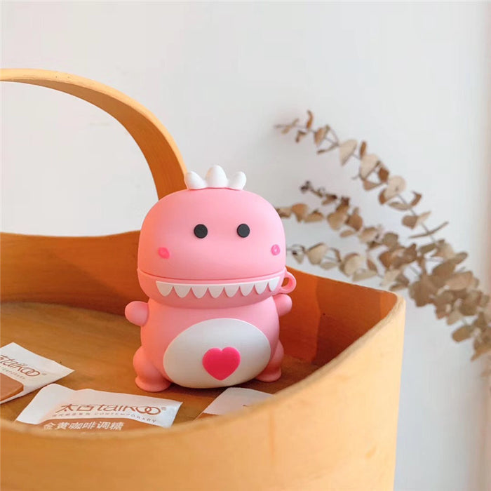 Wholesale Headphone Case Silicone Cute Dinosaur Protective Cover JDC-EPC-YQB005