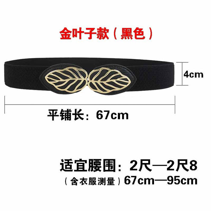 Wholesale Woven fabric Black Stretch Slim Belt Belt for Women JDC-WB-JLL001