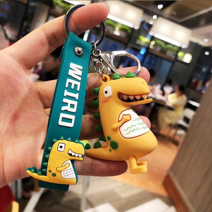 Wholesale cute little dinosaur doll doll key pendant JDC-KC-LeZ013