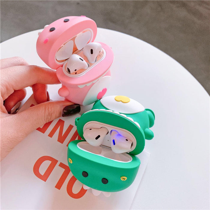 Wholesale Headphone Case Silicone Cute Dinosaur Protective Cover JDC-EPC-YQB005