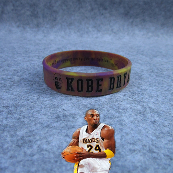 Avatar de baloncesto al por mayor Pulsera deportiva inspiradora Silicona pulsera de goma de pulsera JDC-BT-MKW003