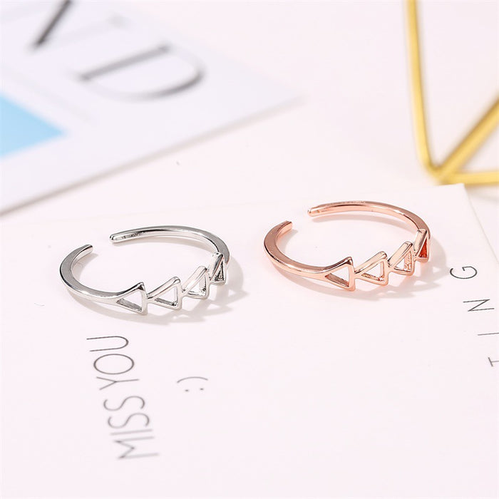 Wholesale Geometric Cutout Open Rings JDC-RS-D081