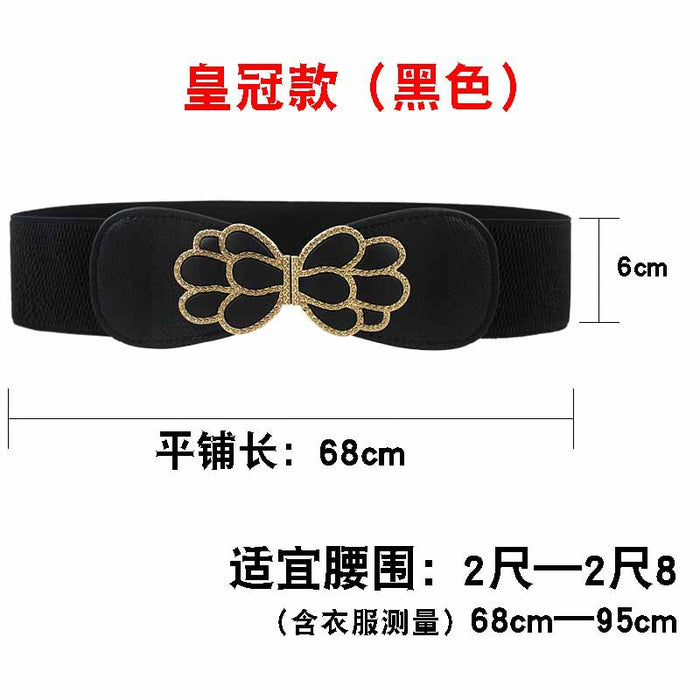 Wholesale Woven fabric Black Stretch Slim Belt Belt for Women JDC-WB-JLL001