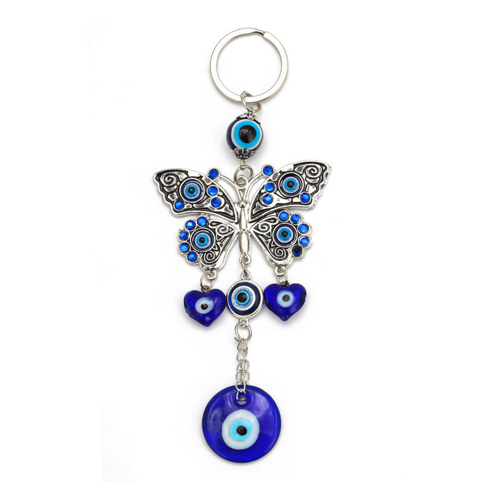 Jewelry WholesaleWholesale Devil's Eye Butterfly Keychain JDC-KC-baiding001 Keychains 佰定 %variant_option1% %variant_option2% %variant_option3%  Factory Price JoyasDeChina Joyas De China