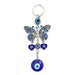 Jewelry WholesaleWholesale Devil's Eye Butterfly Keychain JDC-KC-baiding001 Keychains 佰定 %variant_option1% %variant_option2% %variant_option3%  Factory Price JoyasDeChina Joyas De China