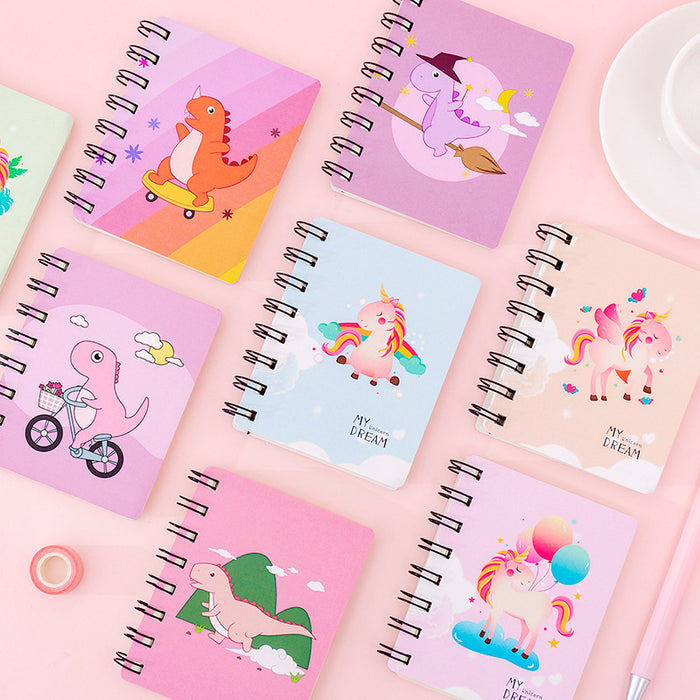 Wholesale Cartoon Magic Dinosaur Coil Notebook MOQ≥2 JDC-NK-Dichen007