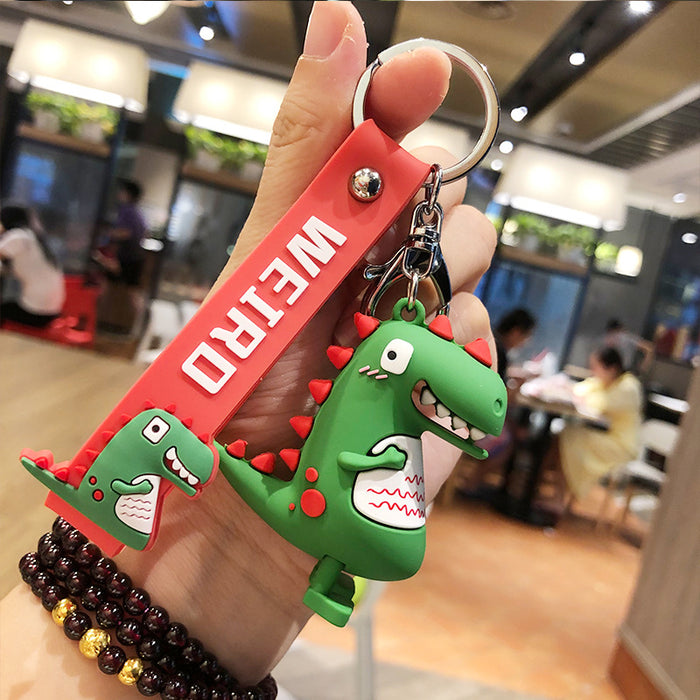 Wholesale cute little dinosaur doll doll key pendant JDC-KC-LeZ013