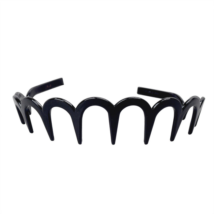 Wholesale fall-resistant beef tendon toothed U-shaped headband JDC-HD-LanA001