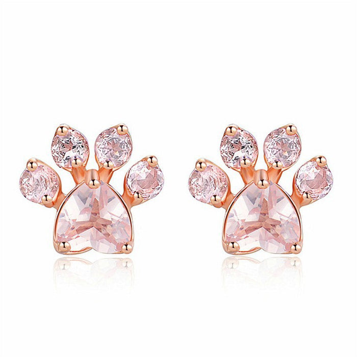 Wholesale Cat's Claw Zircon Alloy Earrings Rings JDC-RS-Saip015