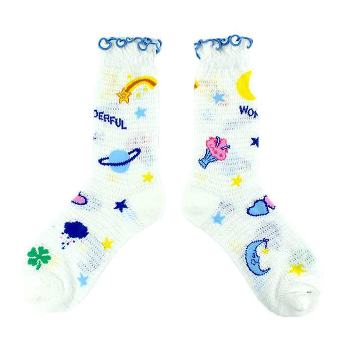 Jewelry WholesaleWholesale Cartoon Ladies Color Cute Girl Socks JDC-SK-KaF059 Sock 咖范 %variant_option1% %variant_option2% %variant_option3%  Factory Price JoyasDeChina Joyas De China