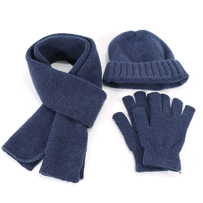 Wholesale Hats Scarves Gloves Three-piece Cotton Acrylic Thickening Warm Children JDC-SF-Kaip014