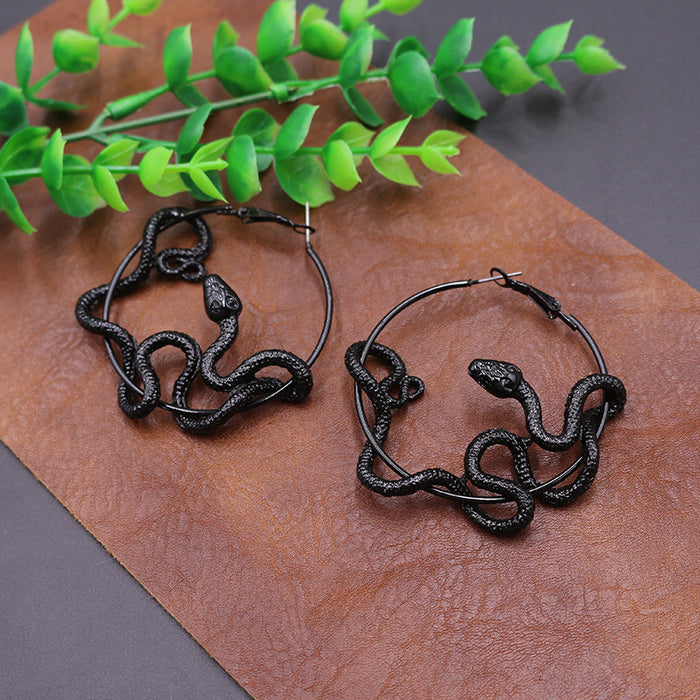 Wholesale Earrings Alloy Creative Snake Earrings JDC-ES-Nina002