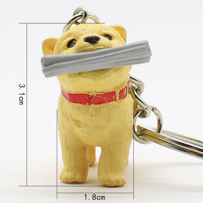 Wholesale Cartoon Dog Resin Keychain JDC-KC-XiangY006