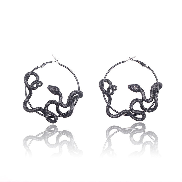 Wholesale Earrings Alloy Creative Snake Earrings JDC-ES-Nina002