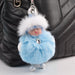 Jewelry WholesaleWholesale mink Plush sleeping cute Hairball keychain JDC-KC-FeiRun056 Keychains 飞润 %variant_option1% %variant_option2% %variant_option3%  Factory Price JoyasDeChina Joyas De China