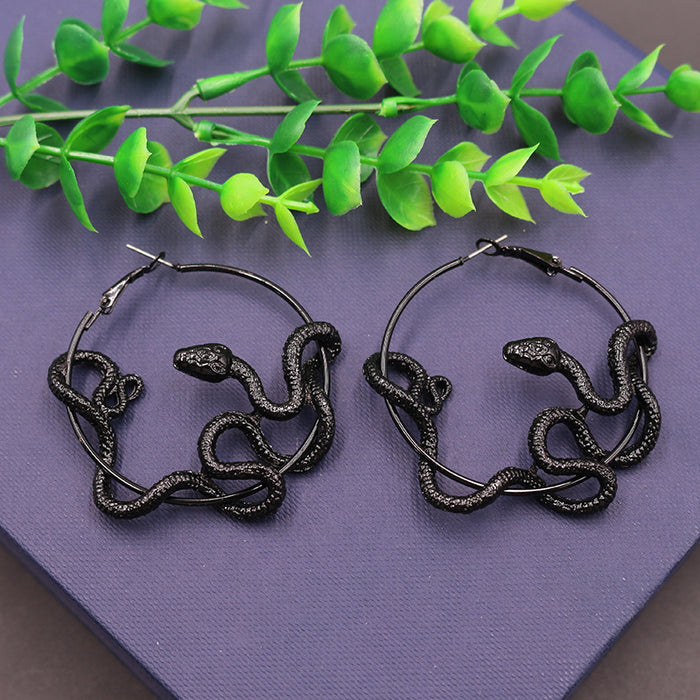 Wholesale Earrings Alloy Creative Snake Earrings JDC-ES-Nina002