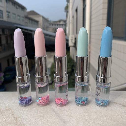 Jewelry WholesaleWholesale Random Lipstick Shape Quicksand Plastic Ballpoint Pen JDC-BP-LuDa006 Ballpoint Pen 陆大 %variant_option1% %variant_option2% %variant_option3%  Factory Price JoyasDeChina Joyas De China