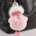 Jewelry WholesaleWholesale mink Plush sleeping cute Hairball keychain JDC-KC-FeiRun056 Keychains 飞润 %variant_option1% %variant_option2% %variant_option3%  Factory Price JoyasDeChina Joyas De China