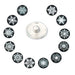 Jewelry WholesaleWholesale Random 18mm Glass Snowflake Pattern Noosa DIY Snap Button Jewelry MOQ≥10 JDC-DIY-ShangC001 DIY 尚彩 %variant_option1% %variant_option2% %variant_option3%  Factory Price JoyasDeChina Joyas De China