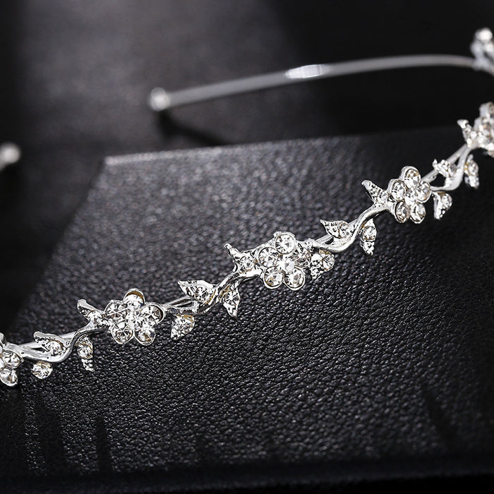 Jewelry WholesaleWholesale lovely plum blossom bride diamond Headband JDC-HD-CM006 Headband 岑迷 %variant_option1% %variant_option2% %variant_option3%  Factory Price JoyasDeChina Joyas De China