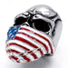 Jewelry WholesaleWholesale 4th of July Independence Day Skull Alloy Men's Ring JDC-RS-ShaK001 Rings 沙开 %variant_option1% %variant_option2% %variant_option3%  Factory Price JoyasDeChina Joyas De China